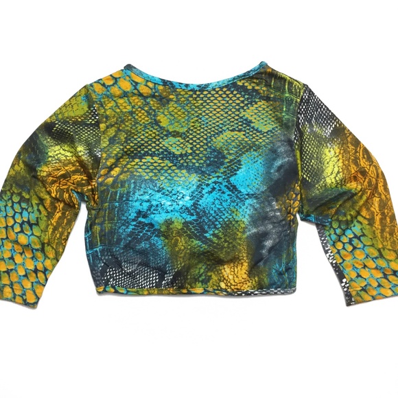 Sports Wrap Cropped Top Brazilian Supplex XS-S-M-L - Picture 6 of 8